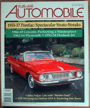 COLLECTIBLE AUTOMOBILE 1995 APR - COBRA PACE CAR, RX-2